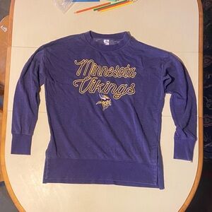 Team Apparel Minnesota Vikings Purple Crewneck Sweater